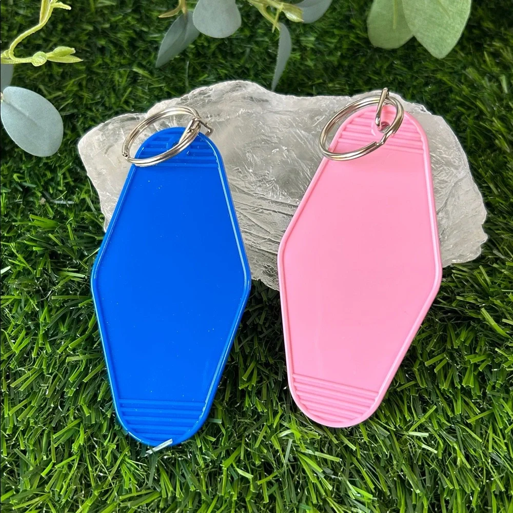 Two Custom Made Key Chain Bag Charms NWOT
